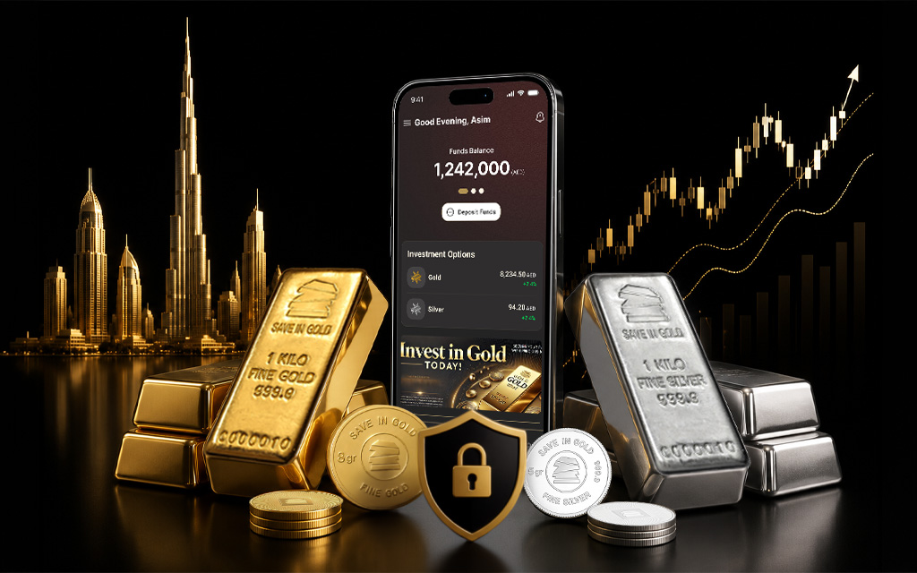 Buy & Sell Gold and Silver Online in the UAE Safely - Save In Gold